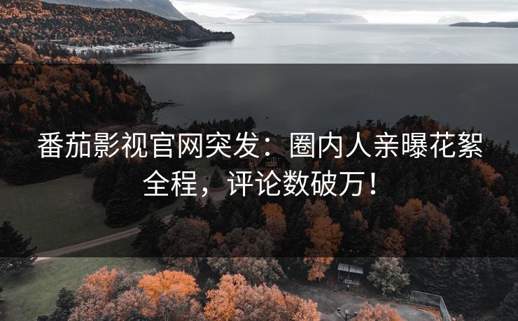 番茄影视官网突发：圈内人亲曝花絮全程，评论数破万！